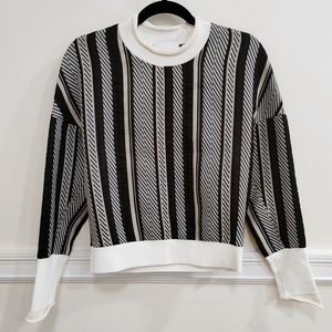 3.1 Phillip Lim woven cotton blend drop shoulder sweatshirt